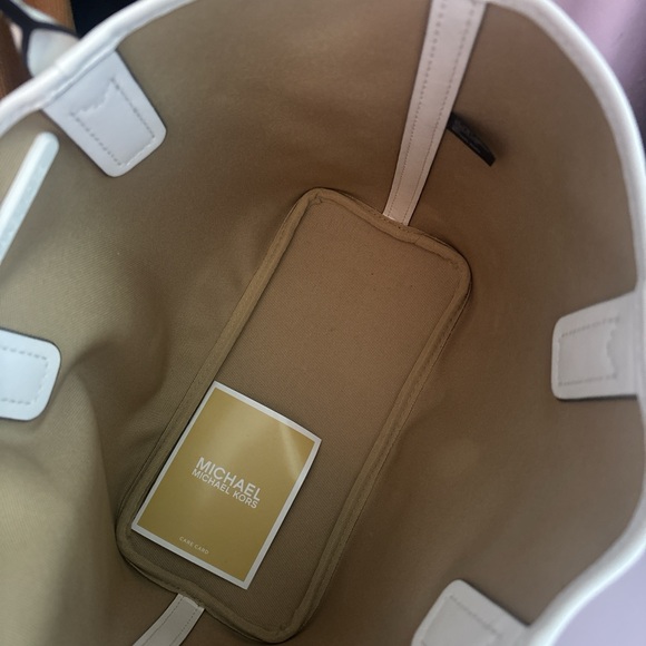 Michael Kors Beige Logo Tote - Picture 2 of 2